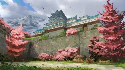 Japanese Castle Scene - 0f7fa2cdb2608001a9ebea9c524c6a4c