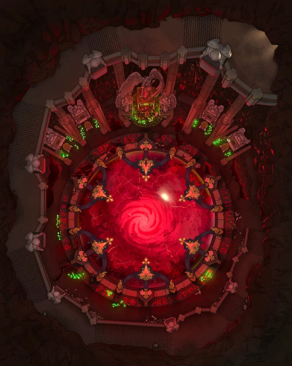 Lich Catacomb Map