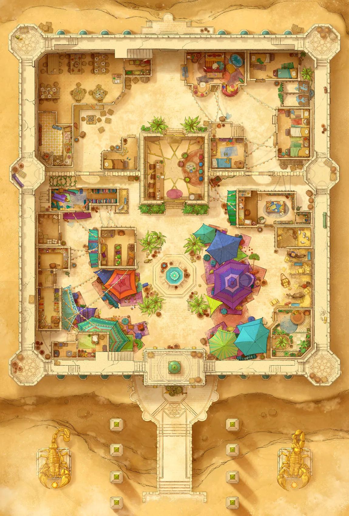 Desert Caravanserai Map - 20930e74199021ad3df051d6c8a40440