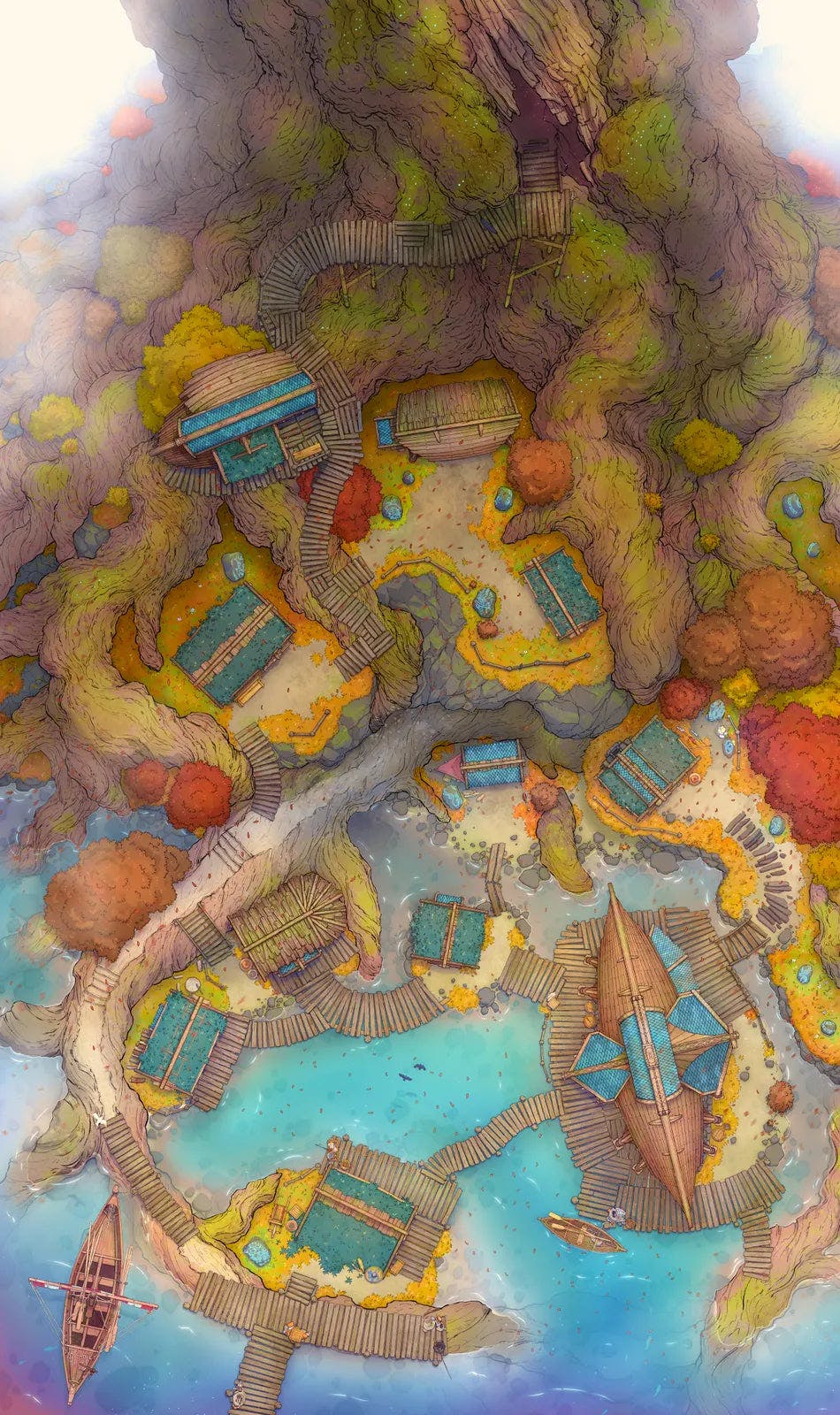 Yggdrasil Village Map - 34d04896b8910d3287839ba9af788373