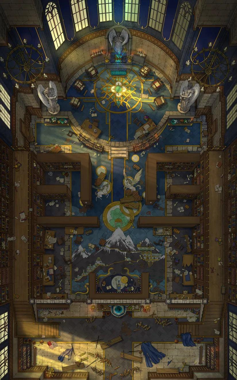 Celestial Chapel Interior Map