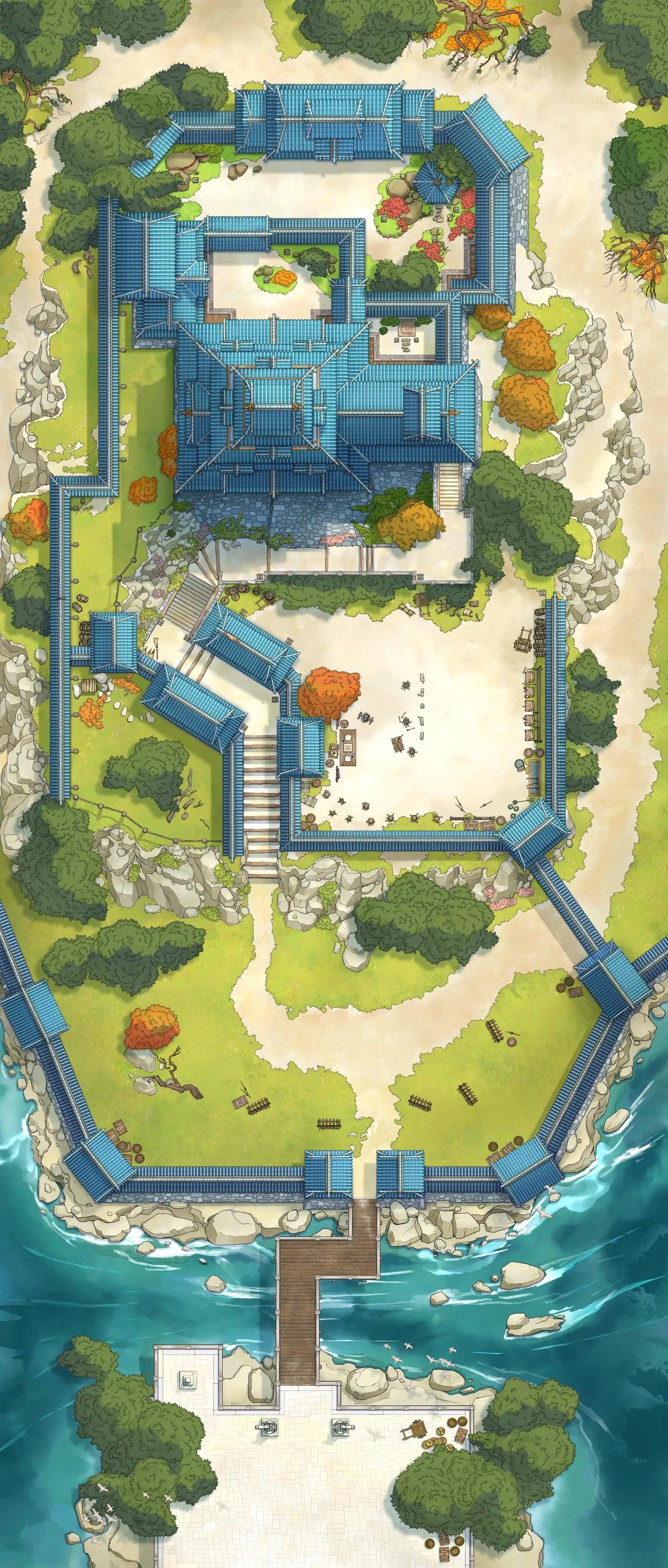 Japanese Castle Exterior Map - 3e731e6fcee058886a94a5177ff49a10