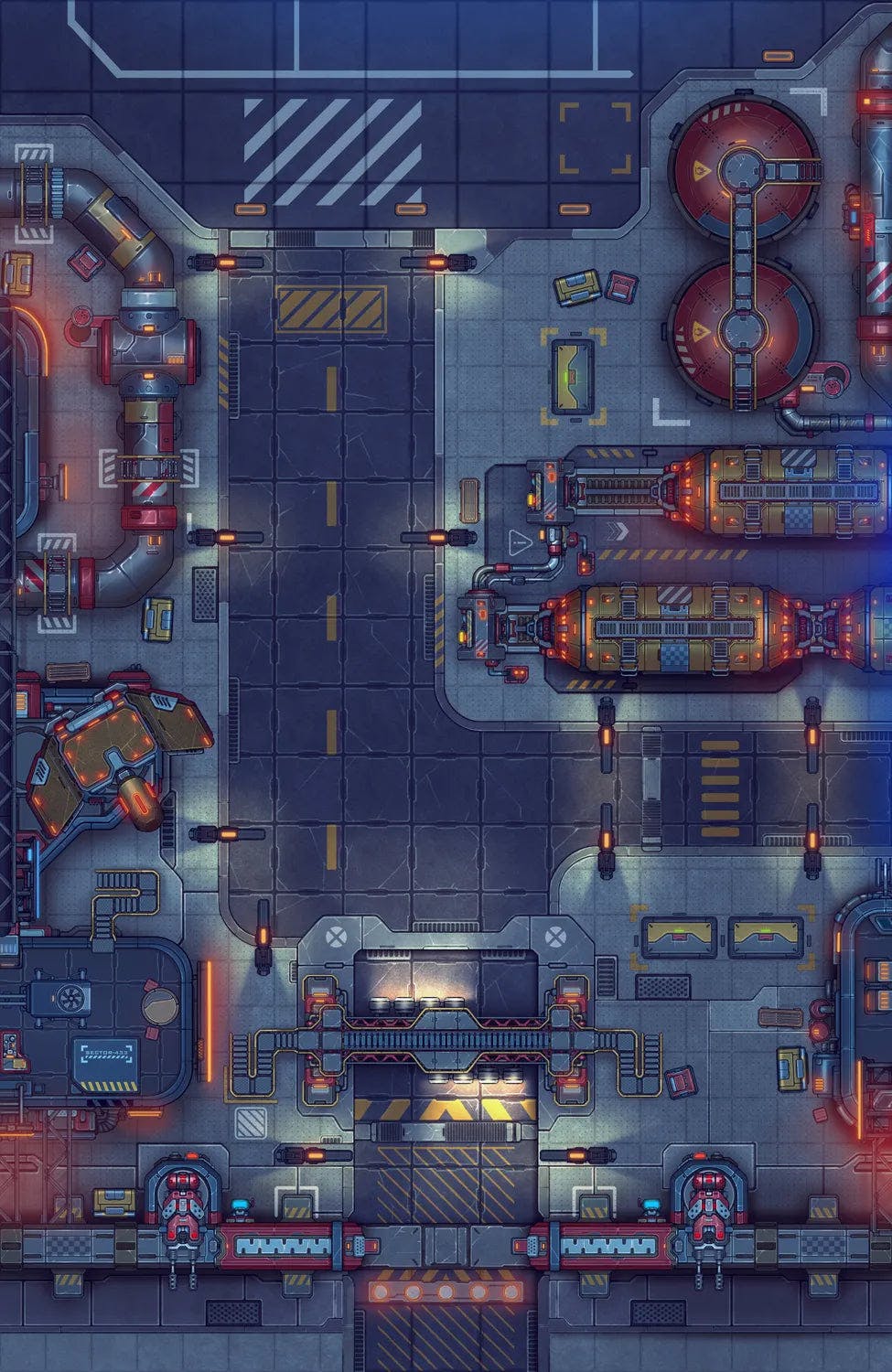 Cyberpunk Airbase