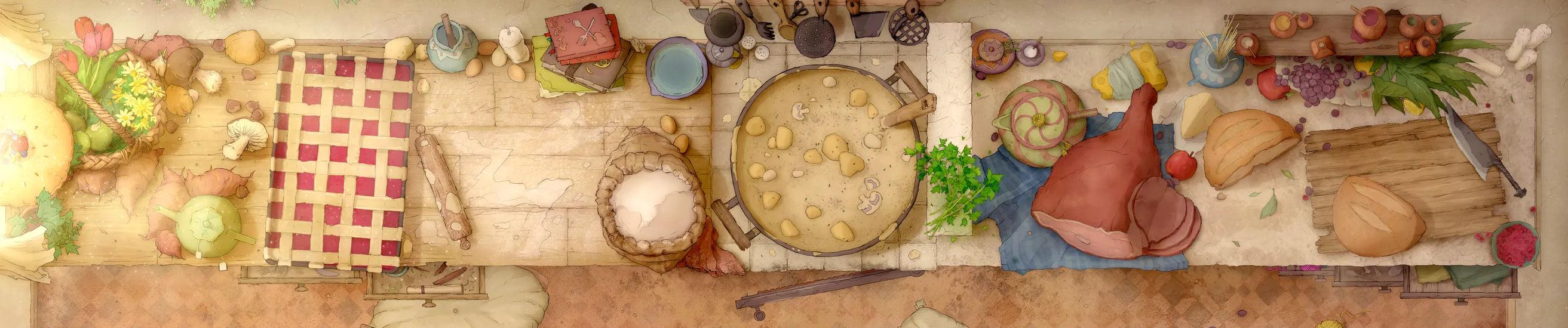 Giant Kitchen Map