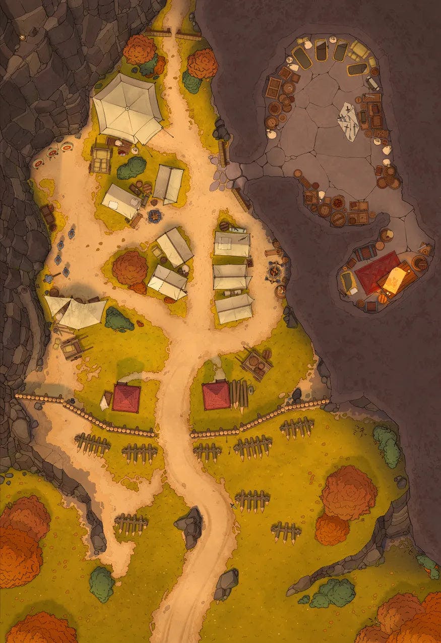 Rebel Camp Map - 4eaf52d0faa7dd5a3e73808825a6c804