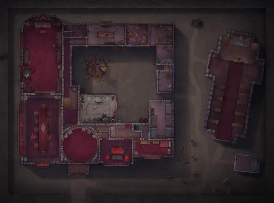 Vampire Mansion Map - 57de1e7f96aeaeee66ceeeb260fa2779