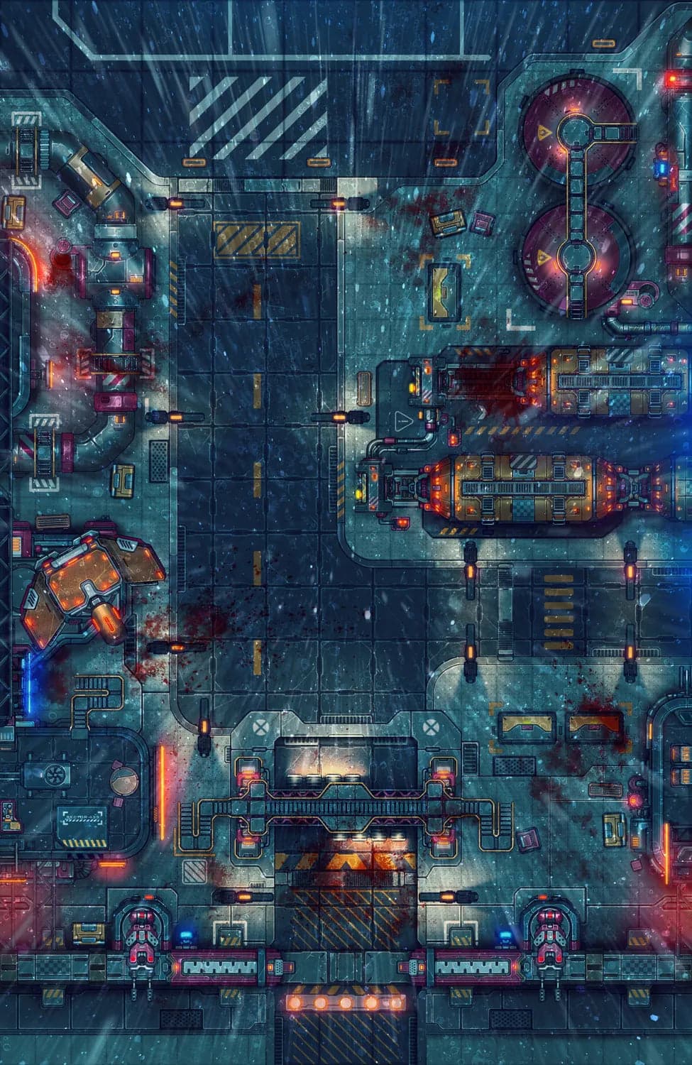 Cyberpunk Airbase - 5a28edc420c1ac1b3659d356143201d4