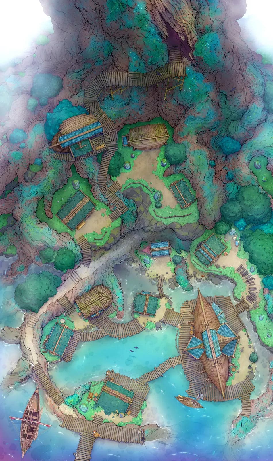 Yggdrasil Village Map