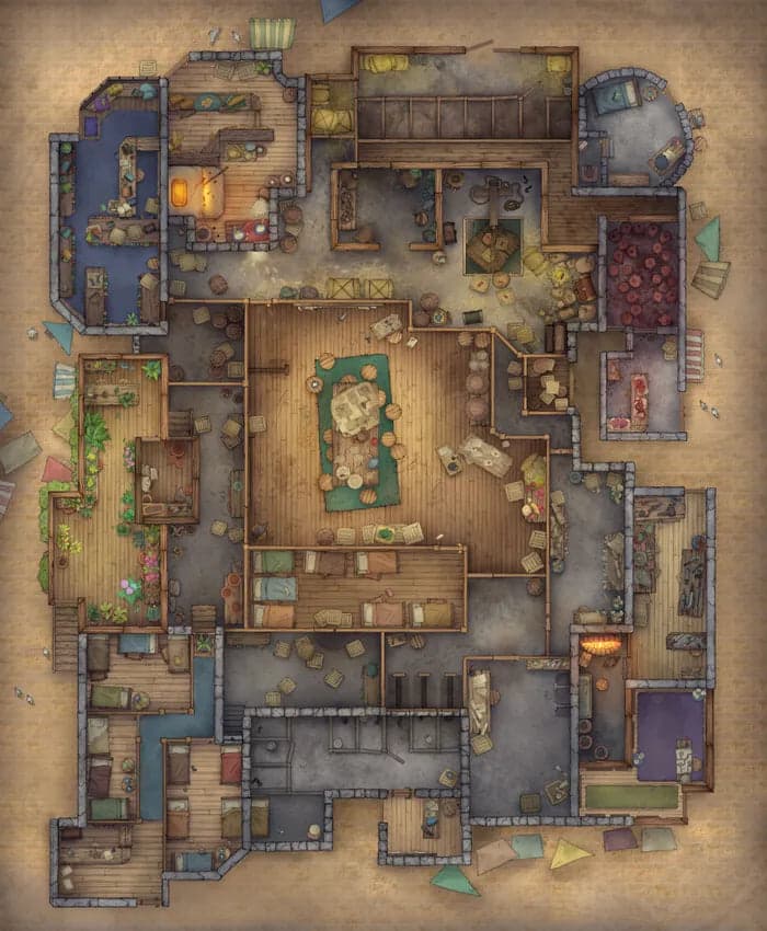 Thieves Guild Hideout Map