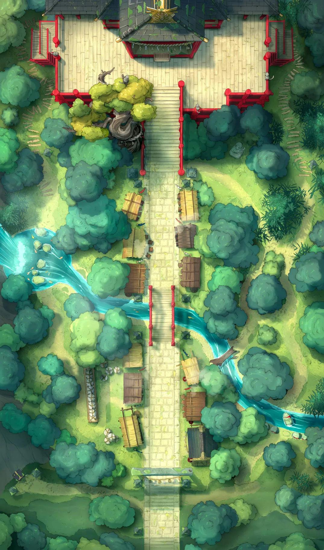 Forest Shrine Festival Map