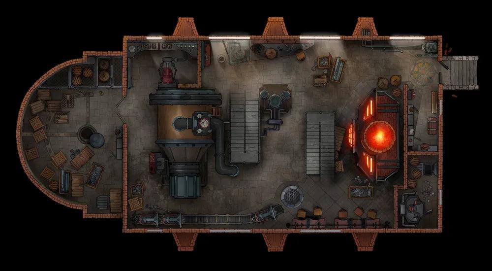 Steam Factory Map