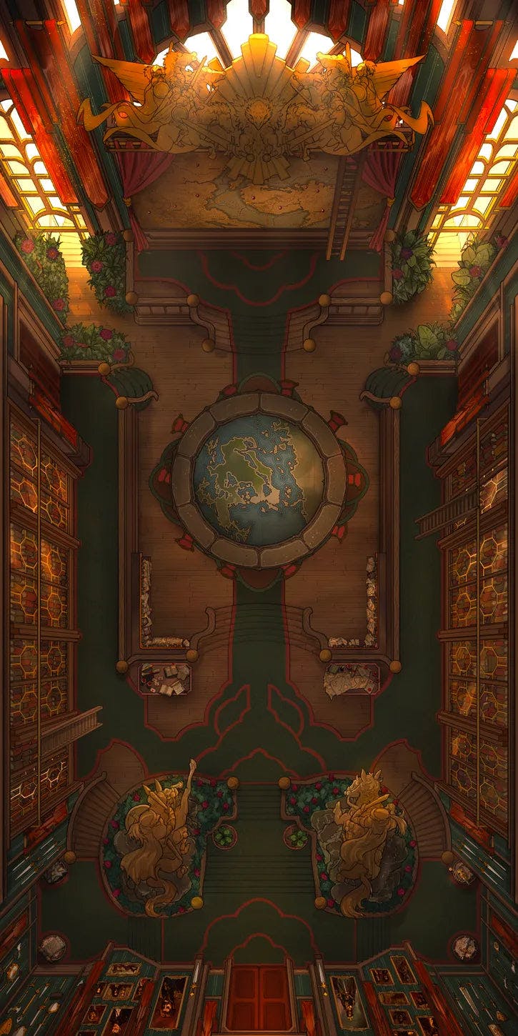 War Room Interior Map