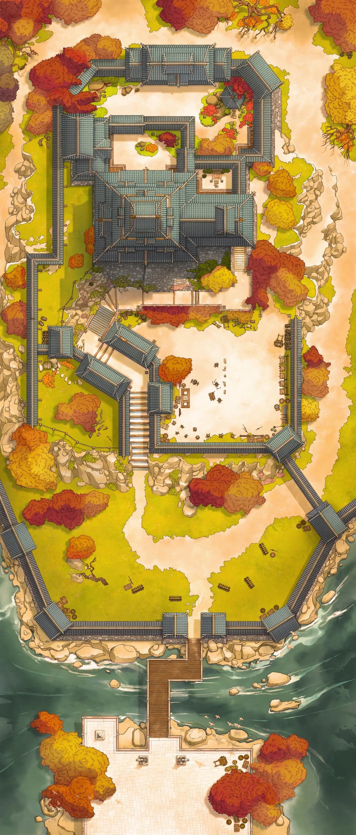 Japanese Castle Exterior Map - 7dda268b7c0a51a322aa1f5753d35e41