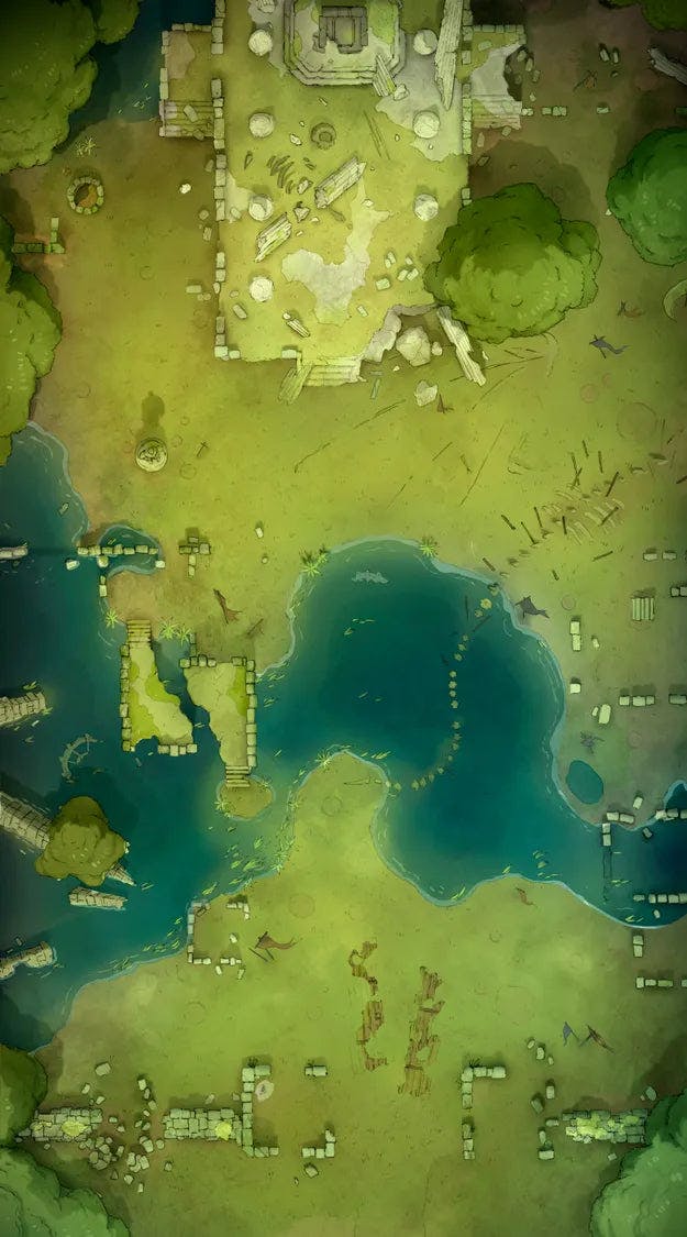 Ancient Battlefield Map