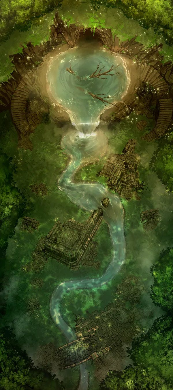 Green Dragon Lair Map