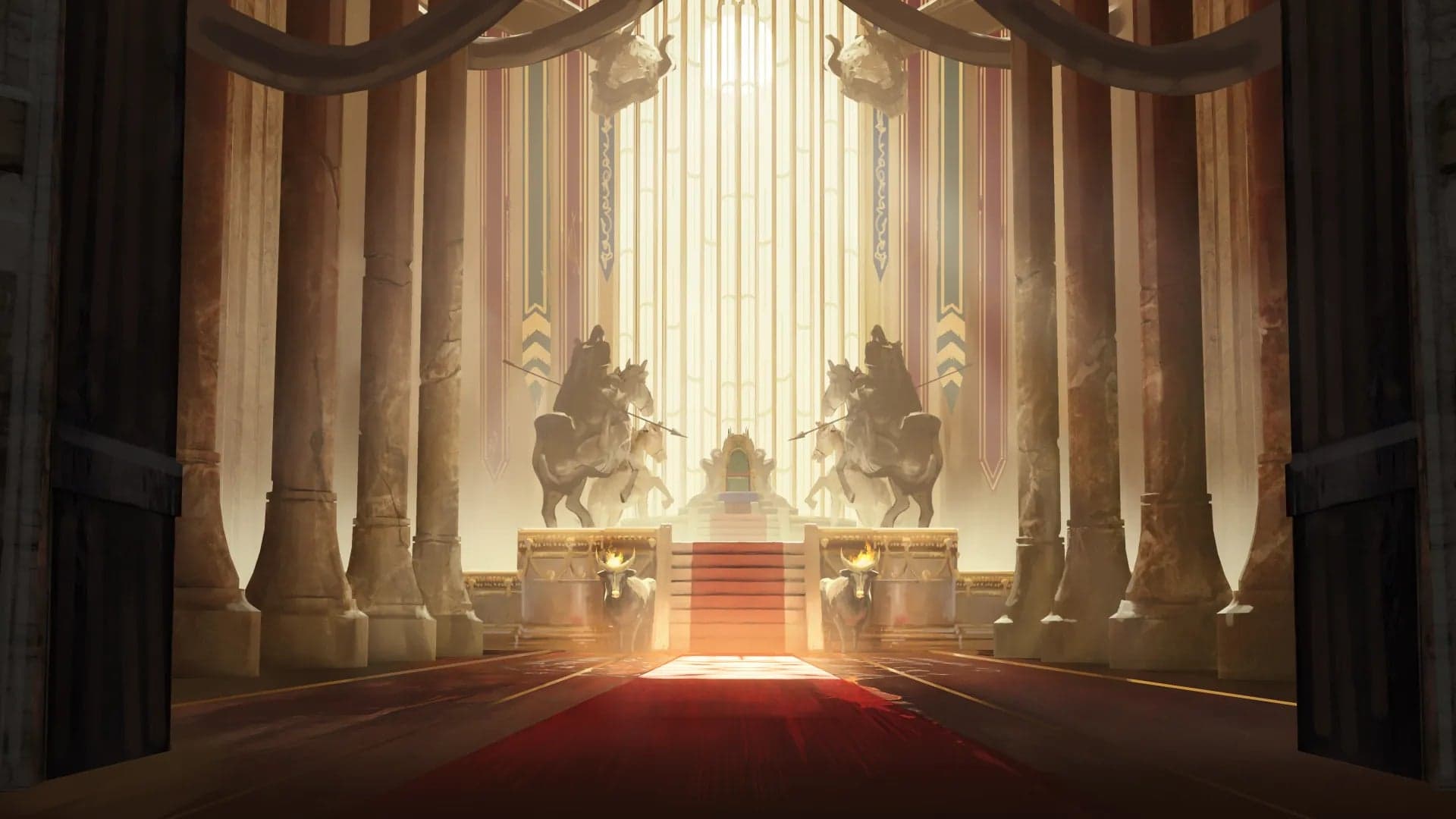 Royal Throne Room Scene