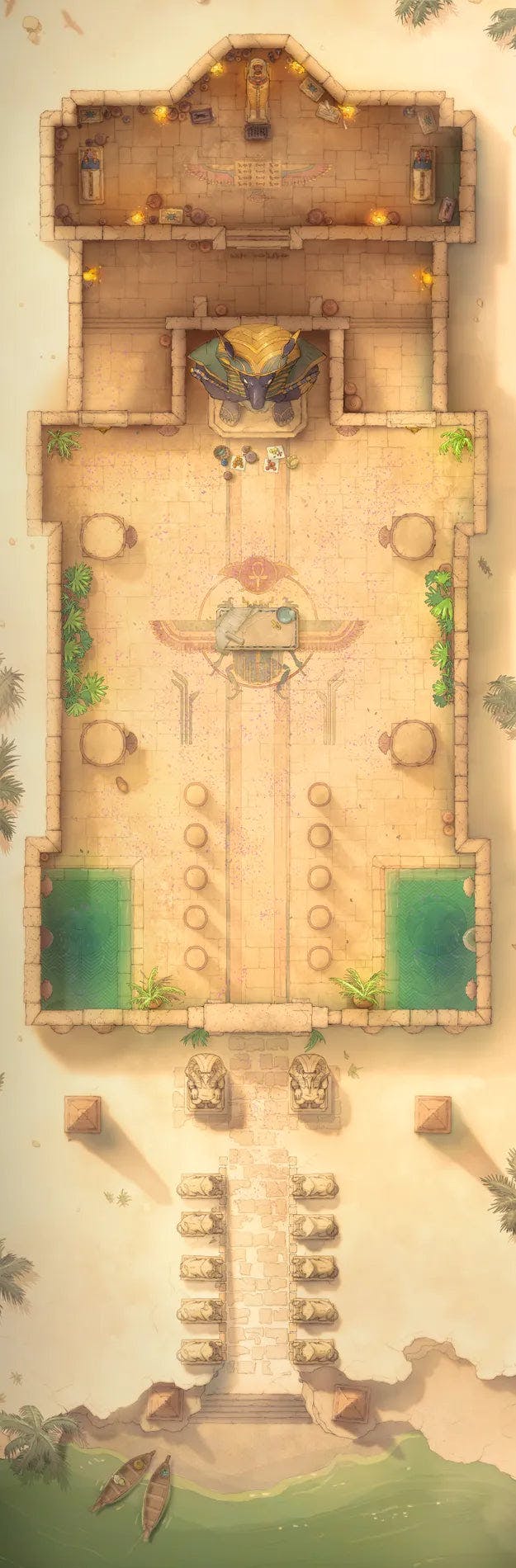 Pharaoh's Tomb Map - 98a29fd5d37ff22a95baae3315027ace