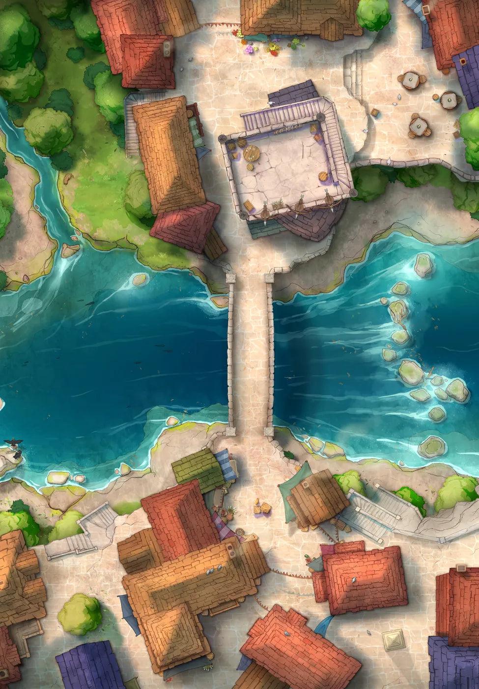 Bridge Town Map