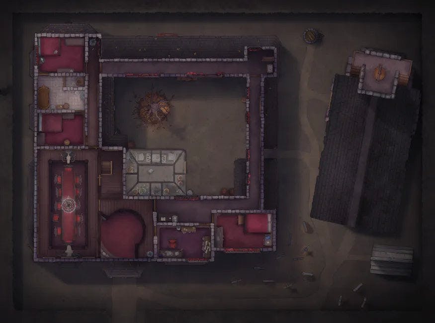 Vampire Mansion Map - a8a06e19fd9571dc1d4be93b19bdfeb9