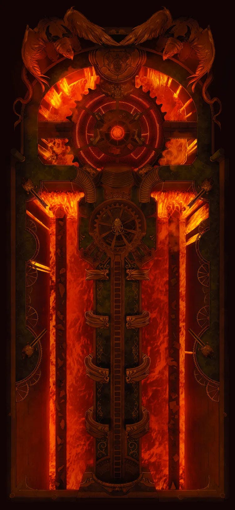 Clockwork Dragon Lair - Interior Map - b8addd3b8c2f1234cb2f9b3c1b37350d