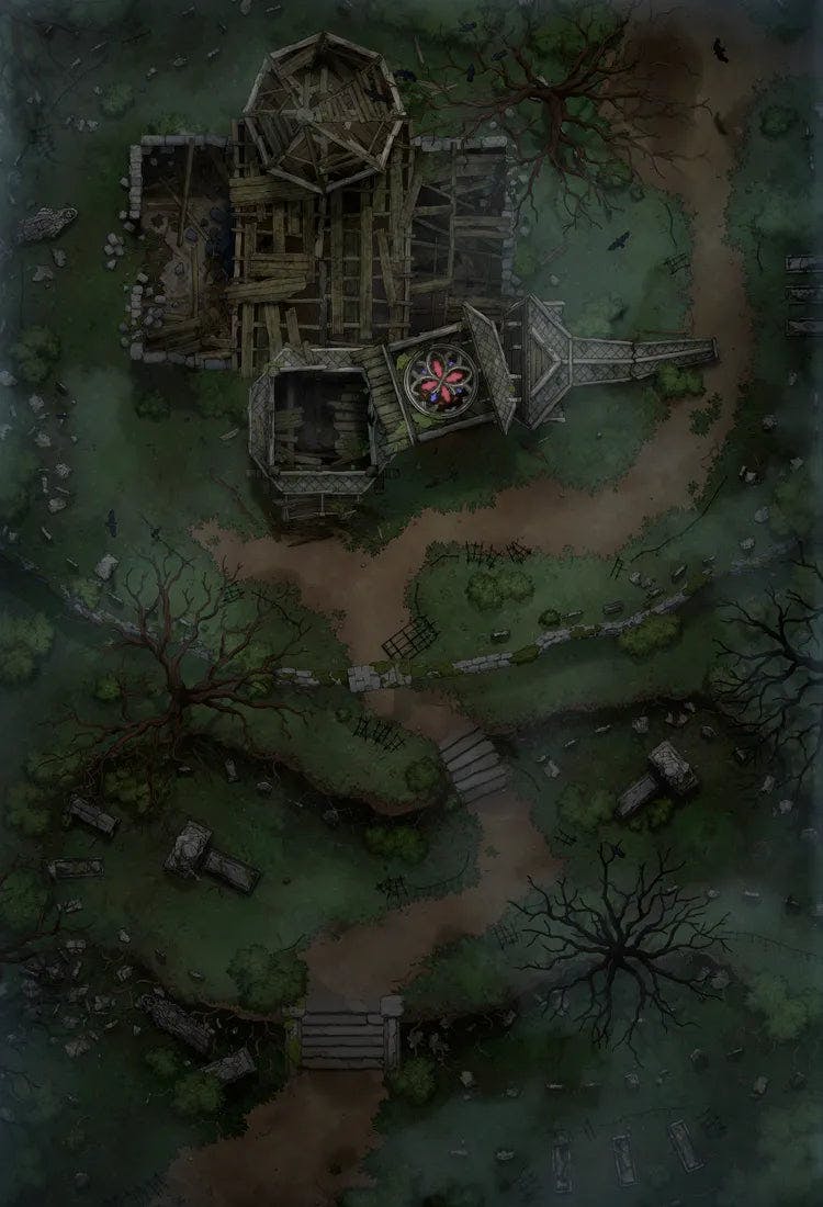 Forgotten Chapel Map