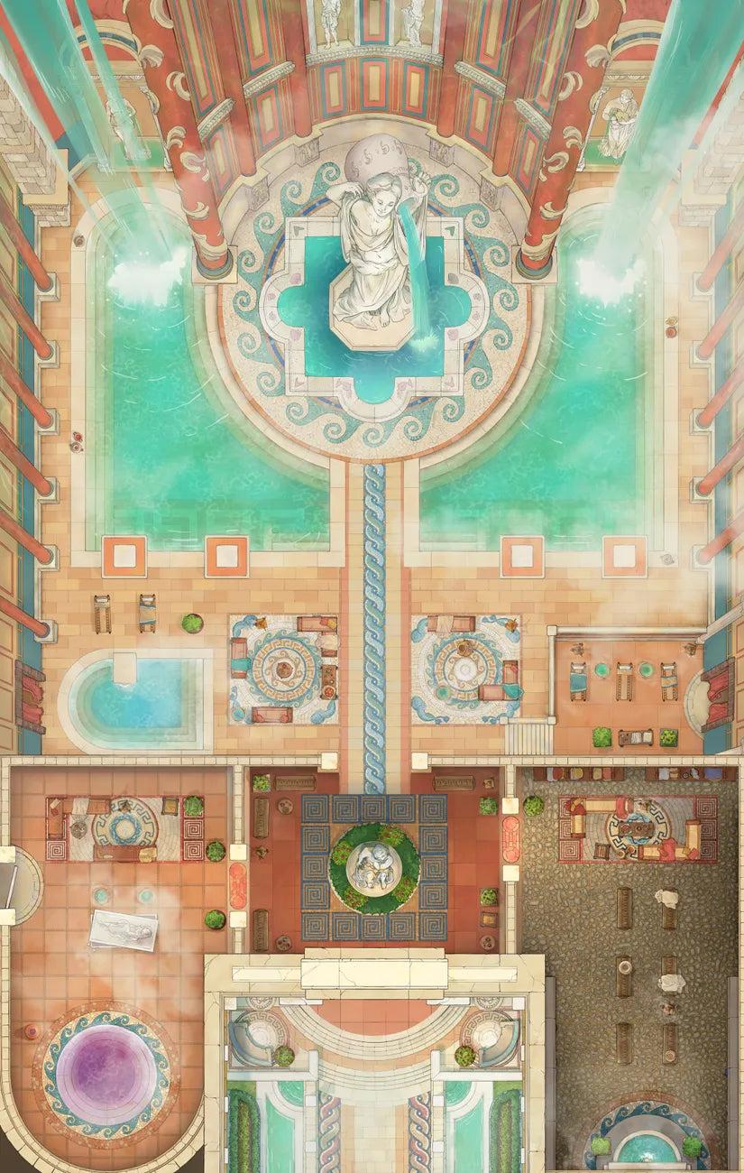 Imperial Bath Complex Map