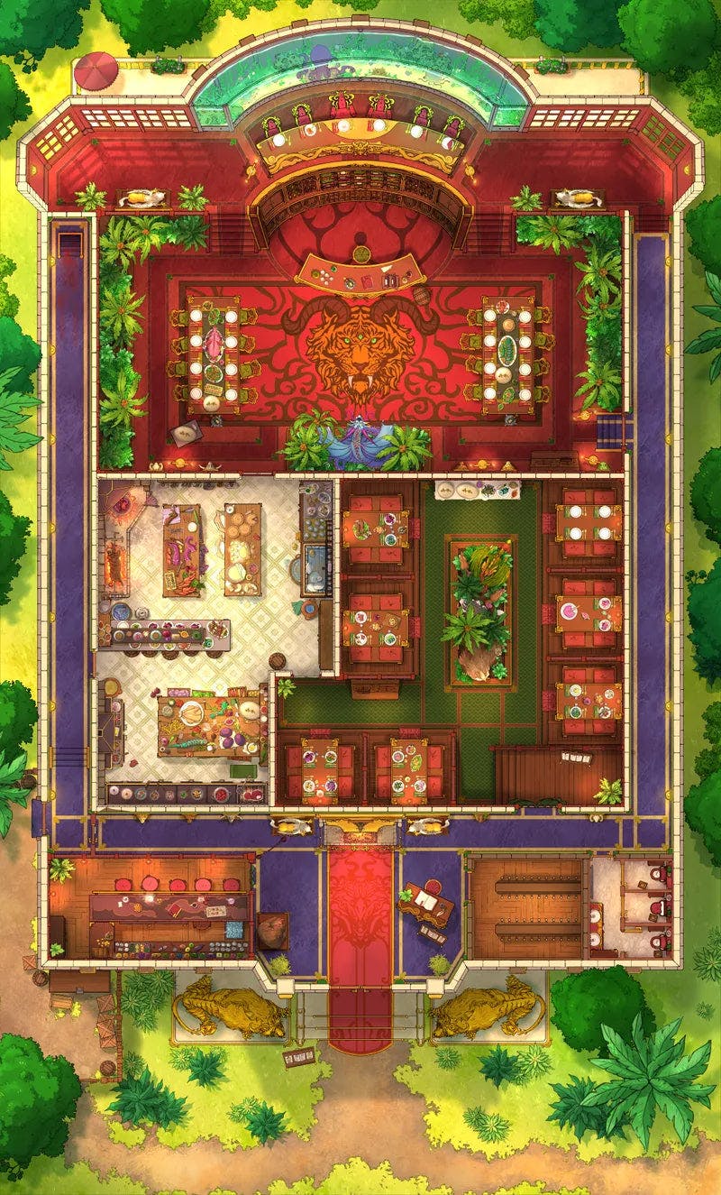 Monster Hunter Restaurant Map