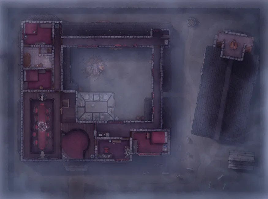 Vampire Mansion Map - d690f1017e2c204c1efb8875320f27b0