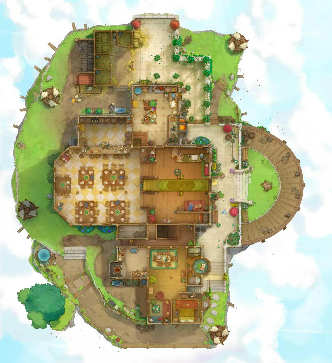 Gryphon Roost Inn Map