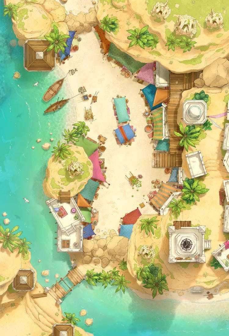 Beachside Bazaar Map - f4598504e168966c0e20aa2f8214f298